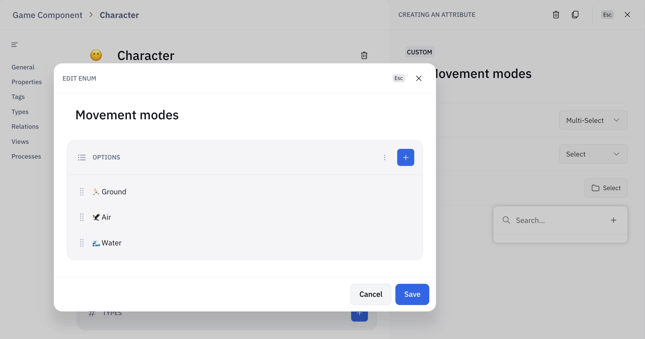 Creating an enum