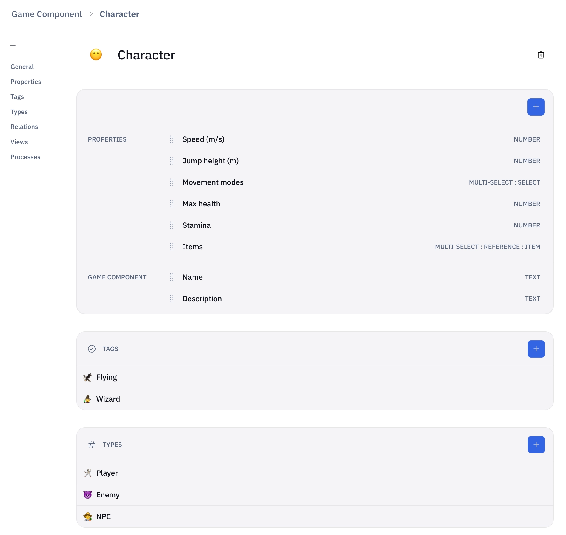 Tags Settings